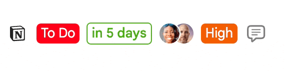 Smart labels syncing Gmail and Notion